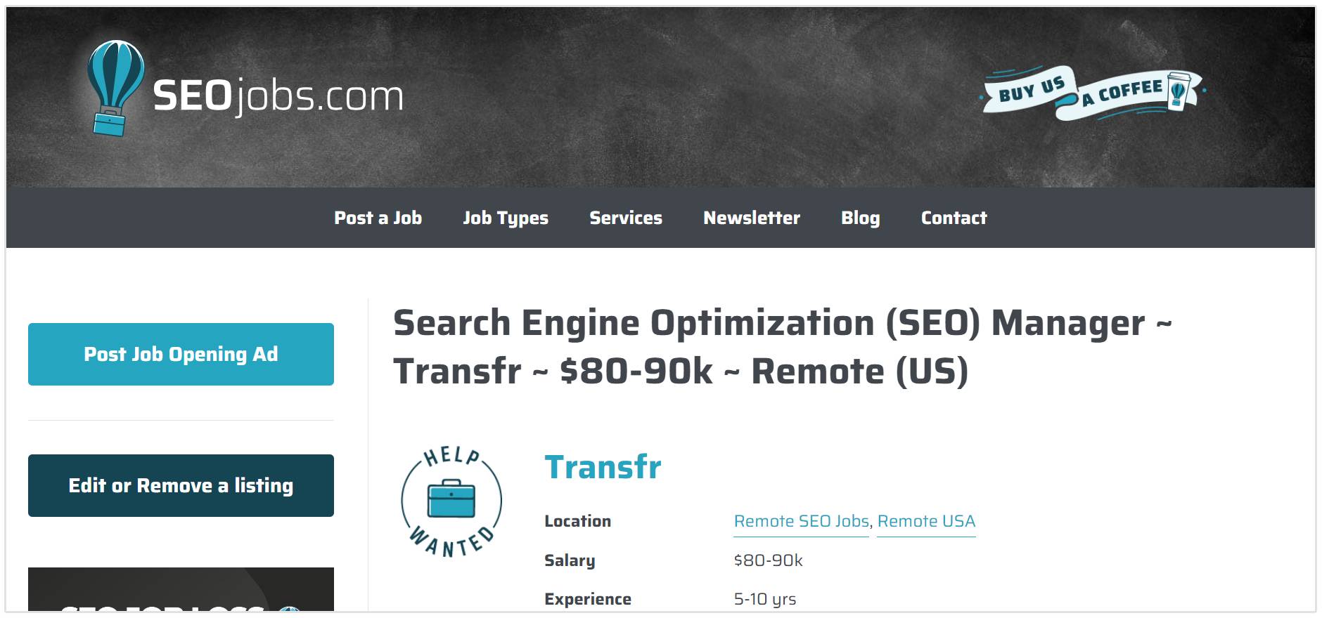 trabajos de seo